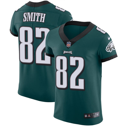 Nike Eagles #82 Torrey Smith Midnight Green Team Color Men's Stitched NFL Vapor Untouchable Elite Jersey - Click Image to Close